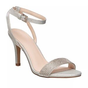 Brand New Halston Party Silver Heels